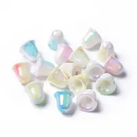 Two Tone Opaque Acrylic Beads