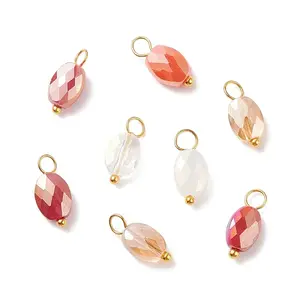 Electroplate Glass Pendants