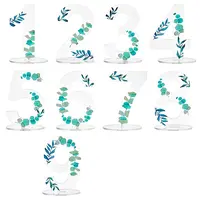 Leaf Pattern Acrylic Digital Seat Board Seat Card