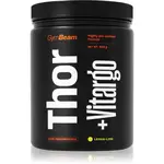 GymBeam Thor Fuel + Vitargo podpora sportovního výkonu s kofeinem příchuť Lemon & Lime 600 g