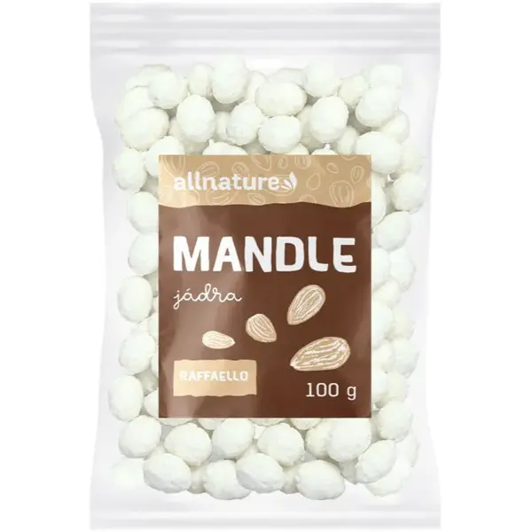 Allnature Mandle Raffaello ořechy v polevě 100 g