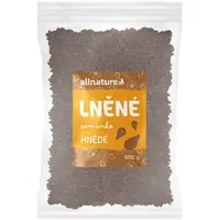 Allnature Ľanové semienko hnedé semienka 500 g
