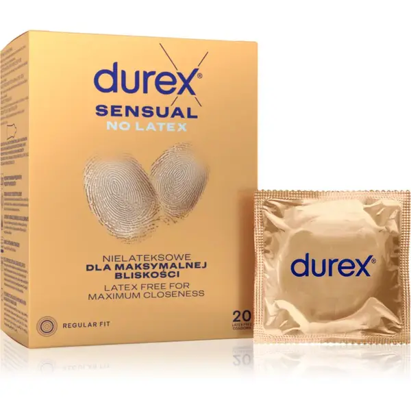 Durex Sensual No Latex kondómy 20 ks
