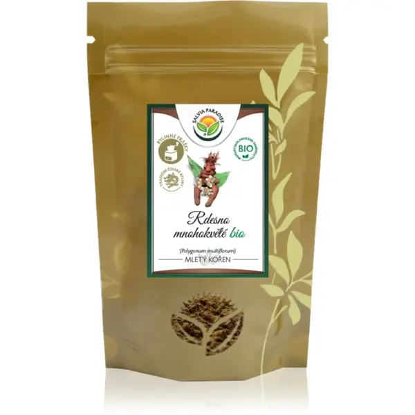 Salvia Paradise Rdesno mnohokvěté kořen mletý BIO prášok na detoxikáciu organizmu a podporu imunity 150 g