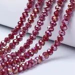Electroplate Glass Beads Strands