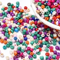 8/0 Mixed Style Round Glass Seed Beads