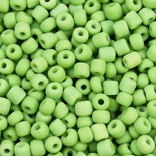 Frosted Opaque Glass Seed Beads