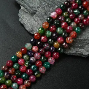 Natural Agate Beads Strand