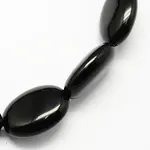 Natural Dyed & Heated Black Onyx Beads Strands