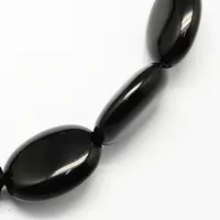 Natural Dyed & Heated Black Onyx Beads Strands