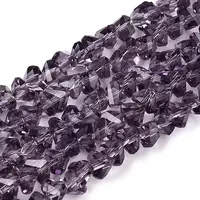 Transparent Glass Beads Strands
