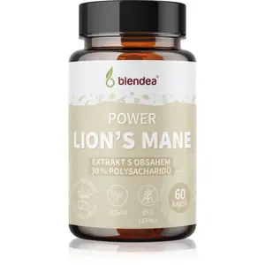 Blendea Power Lion's Mane kapsle pro udržení energie a kognitivní výkonnosti 60 cps