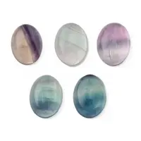 Natural Fluorite Cabochons
