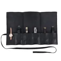 Leather Watch Roll Travel Cases