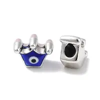 CCB Plastic Enamel European Beads