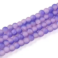 Crackle Glass Beads Strands