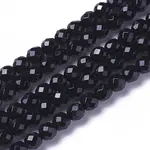 Natural Black Onyx Beads Strands