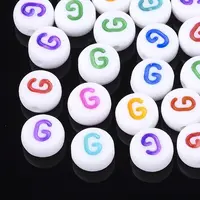 Initial Acrylic Beads