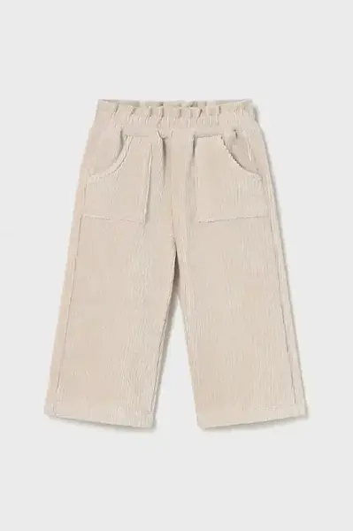 Kojenecké kalhoty Mayoral béžová barva, 2590