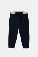 Dětské tepláky United Colors of Benetton tmavomodrá barva, 32N4GF050