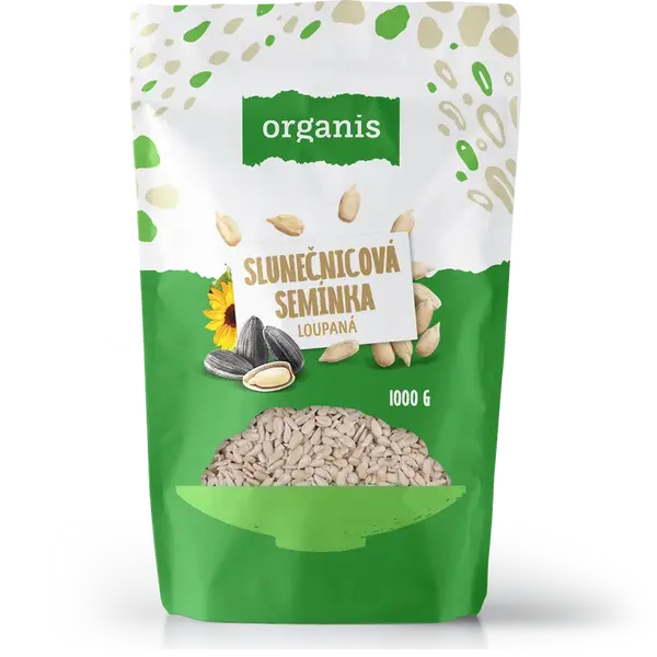 ORGANIS Slunečnicová semínka loupaná 1000 g