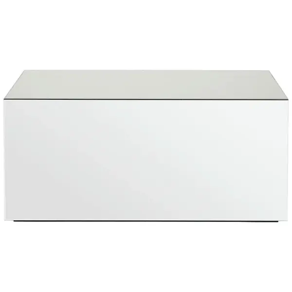 MID.YOU KONFERENČNÍ STOLEK, čiré, sklo, kompozitní dřevo, 100/50/45 cm