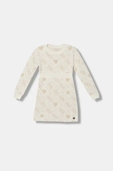 Dětské šaty s příměsí vlny Guess