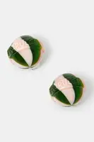 Náušnice Fiorucci Striped Mini Lollipop