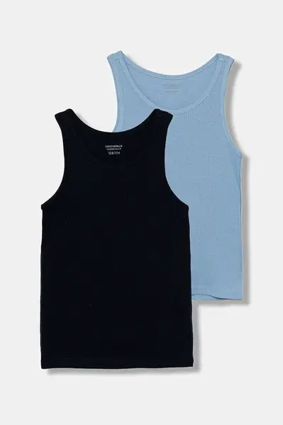 Dětský bavlněný top Coccodrillo 2-pack