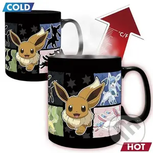 Hrnček Pokémon - Eevee Evolution, meniaci sa,Hrnček Pokémon - Eevee Evolution, meniaci sa