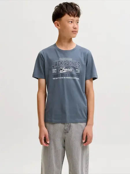 Jack & Jones Junior Tričko  námornícka modrá / zafírová / biela
