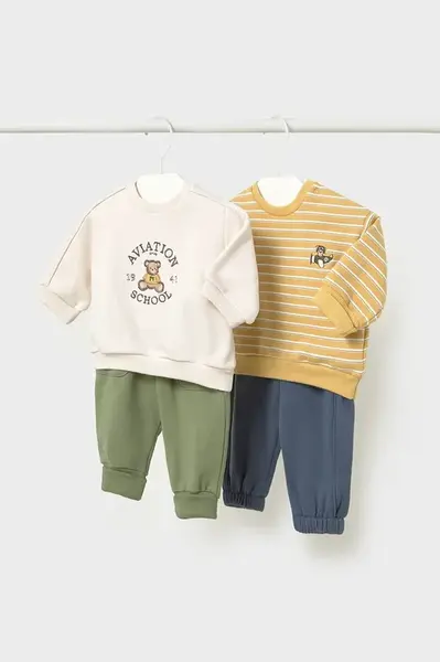 Mayoral Newborn  teplákový set kojenecký s bavlnou
