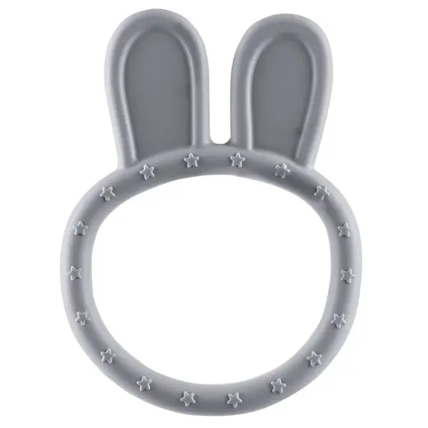 Zopa Silikonové kousátko Rabbit, Dove Grey 3