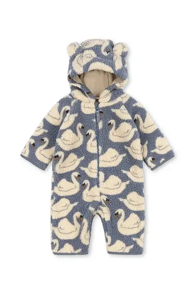 Konges Sløjd  overal dětský fleecový JODY TEDDY ONESIE GRS