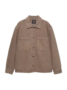 Pull&Bear Prechodná bunda  čokoládová