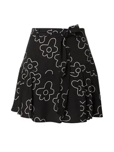 Urban Classics Sukňa  čierna / biela