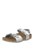 BIRKENSTOCK Sandále 'Rio'  strieborná