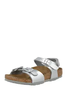 BIRKENSTOCK Sandále 'Rio'  strieborná
