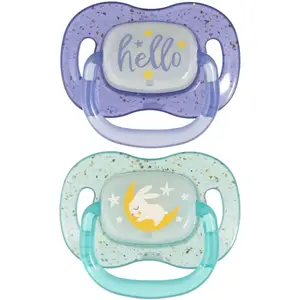 Canpol babies NIGHTGLOW Boy dudlík 18m+ 2 ks