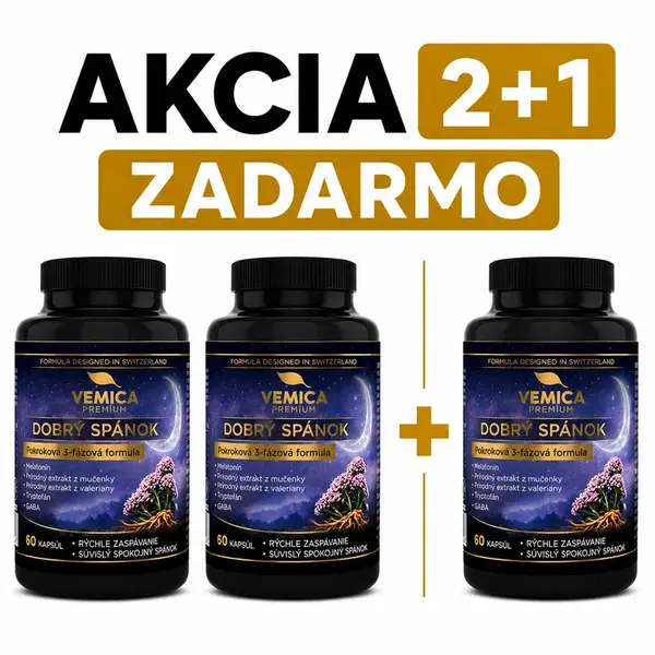 VEMICA PREMIUM DOBRÝ SPÁNOK 2 + 1 ZDARMA