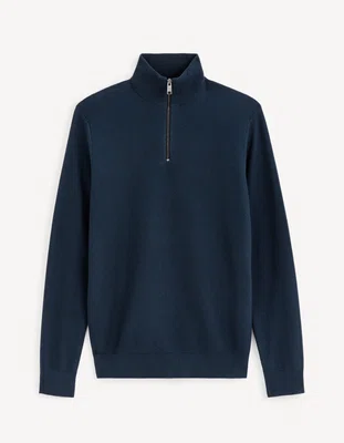 Celio Svetr Celim s límcem na zip - Pánské