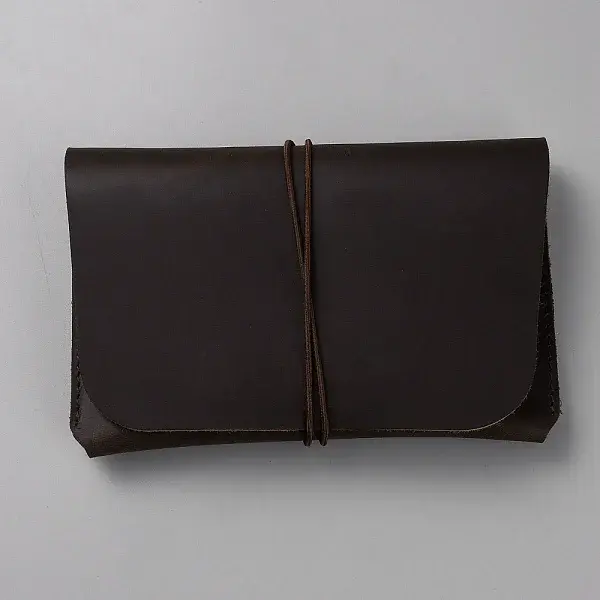 Rectangle Leather Travel Passport Wallet Cover