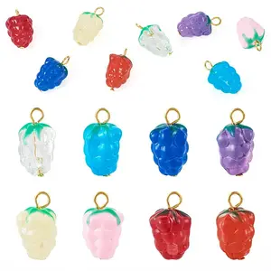 8Pcs Lampwork Pendants