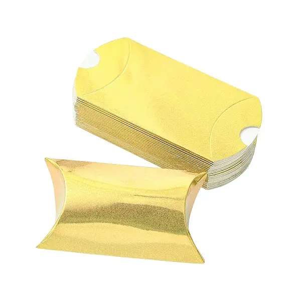 20Pcs Laser Cardboard Paper Pillow Candy Packing Boxes
