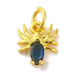 Rack Plating Brass Micro Pave Cubic Zirconia Charms