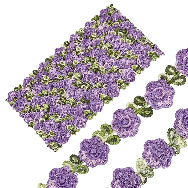Flower Polyester Lace Trim