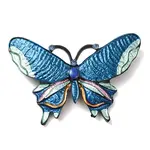 Butterfly Alloy Enamel & Rhinestone Brooches