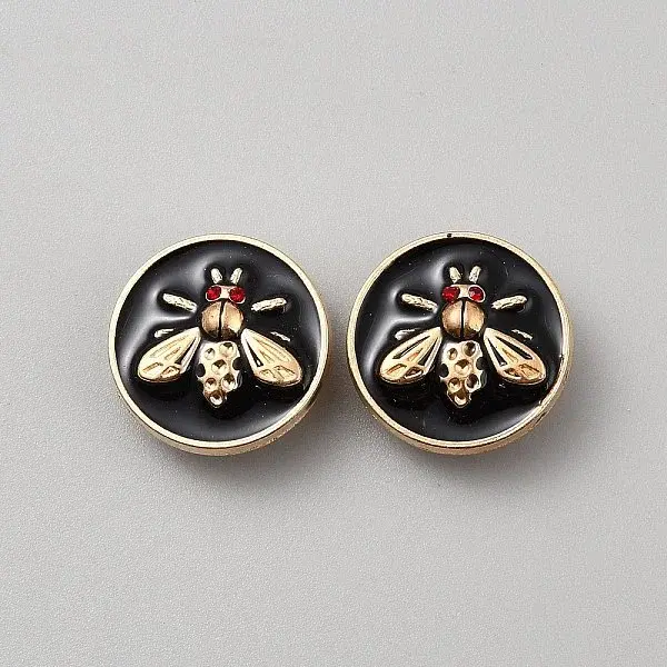 1-Hole Alloy Enamel Buttons