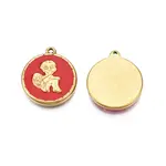 304 Stainless Steel Enamel Pendants