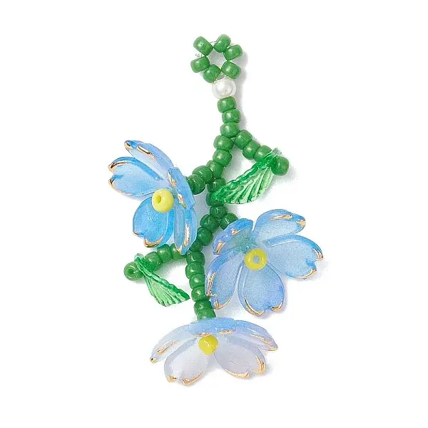 Acrylic Flower Pendants